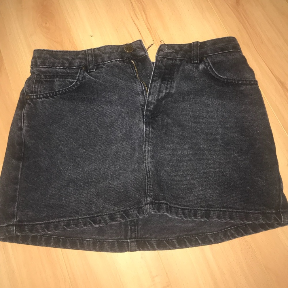 BDG black jean skirt from Urban Outfitters.